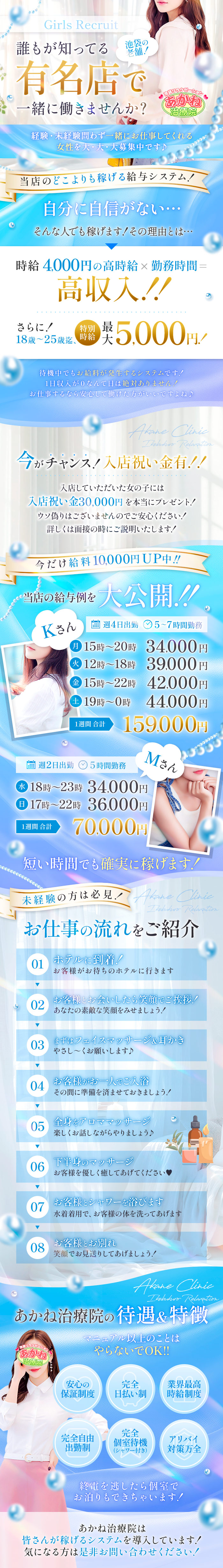 セラピストさん募集中!待機の時間も時給4000円✩期間限定入店祝い金実施中✩